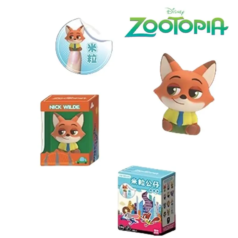 Disney NOWA Zootopia Judy Hopps, Nick Wilde, Bellwether, Chief Bogo, MAYOR LIONHEART, Figurka Rice Grain Blind Box Zabawki Prezent