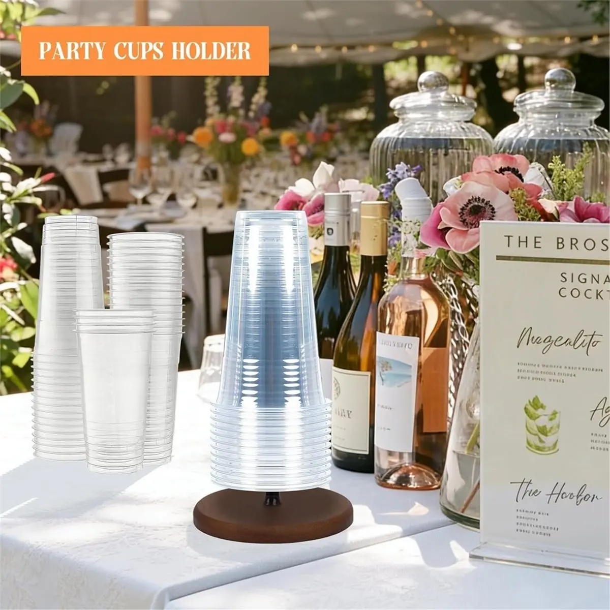 Paper Cup Dispenser & Cup Holder, Disposable Cup Take-Out, Coffee Corner Arrangement,Cup Organizer