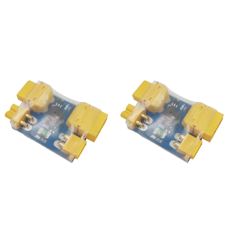 【NEW LISTING】2X XT30 / XT60 Smart Smoke Stopper Short-Circuit Protection Plug For FPV Drone Part