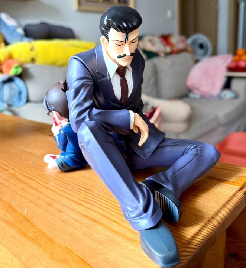 

Фигурка детектива Конан и Ричард Мур, милый японский аксессуар, украшение интерьера автомобиля, детские игрушки, подарок на день рождения