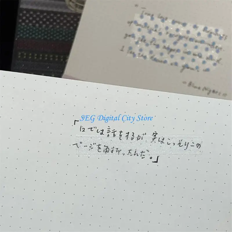 U75B Reusing Handcraft Sticker Adhesive Art Tape Aesthetic Sticker Waterproof Tape