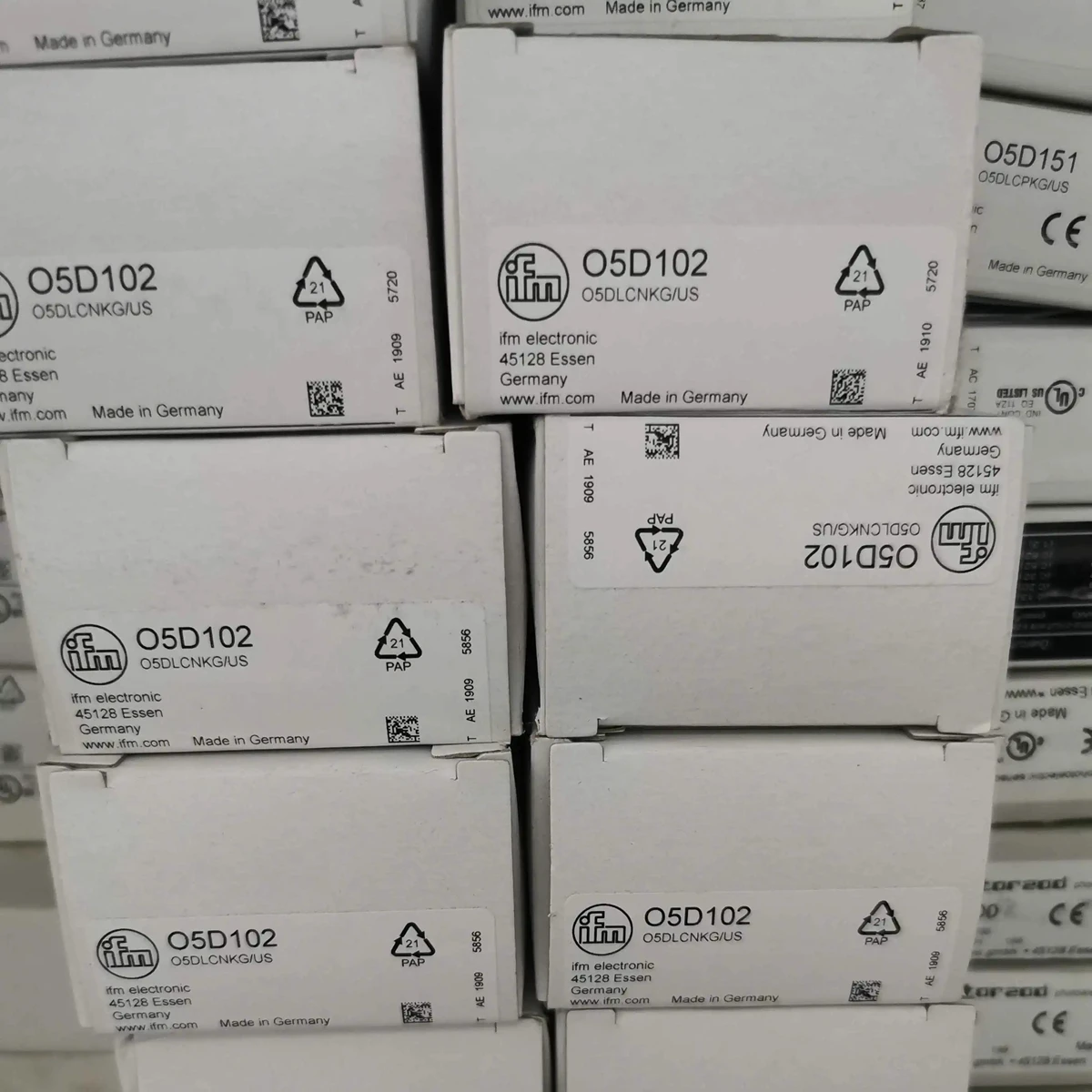 Ifm 100%-NIEUWE O5D100 O5D102 O5D101 O5D151 O5D150 O5D155 Foto-elektrische afstandssensor origineel