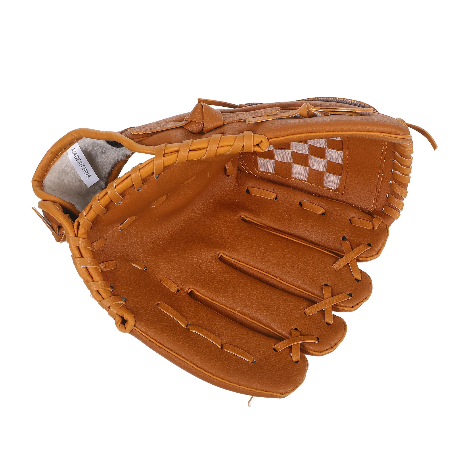 

1pc Inch Baseball Gloves Yellow Softball Gloves Thickened Pu Softball Glove Infielder Pitcher Sports Training Team Use