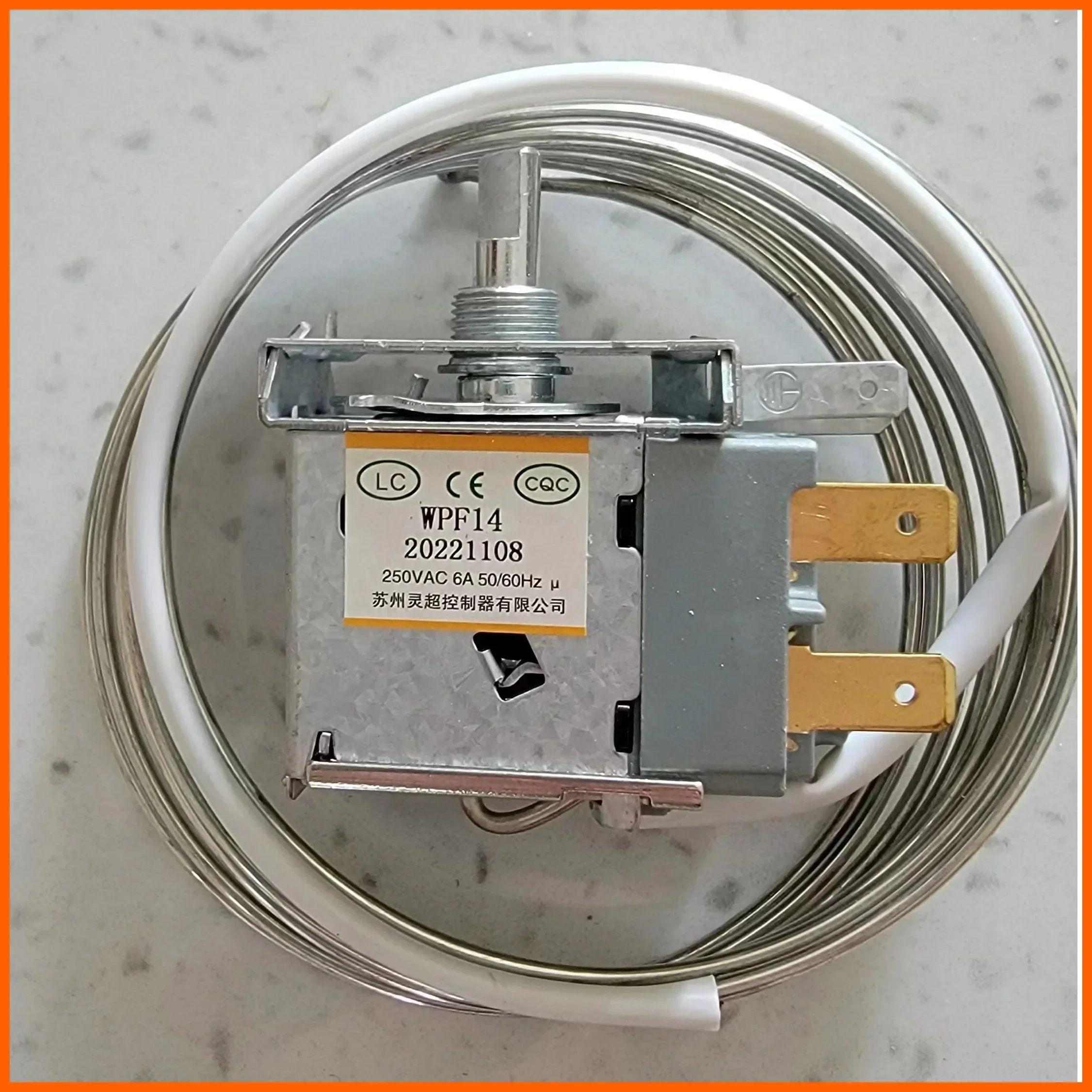 1 قطعة WPF14 الثلاجة ترموستات التحكم في درجة الحرارة التبديل 2-Pin 1M