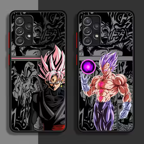 Dragons Anime Balls Soft Cover Phone Case for Samsung Galaxy A52 A16 A22 A73 A15 A23 A33 A54 A34 A53 A21s A32 A72 A25 A24 A55