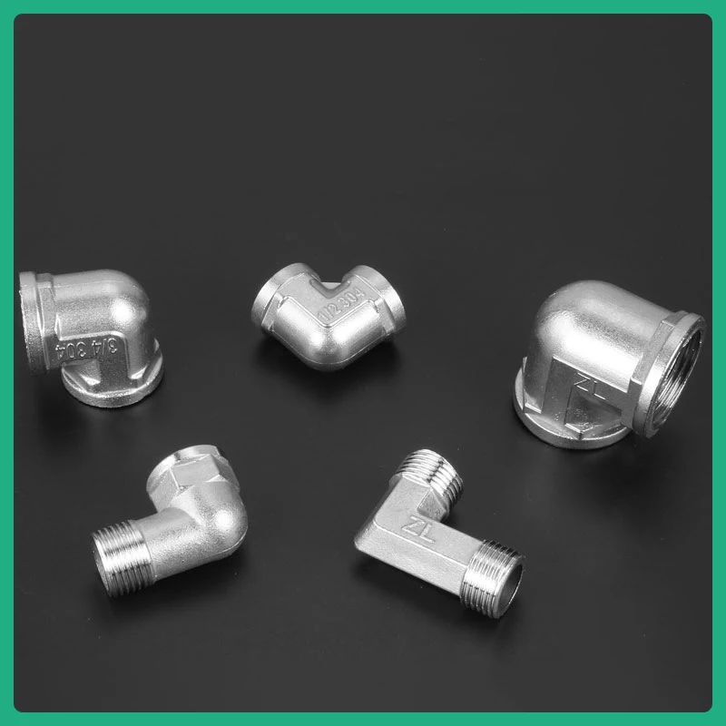 Stainless Steel Right Angle Fittings 1/2