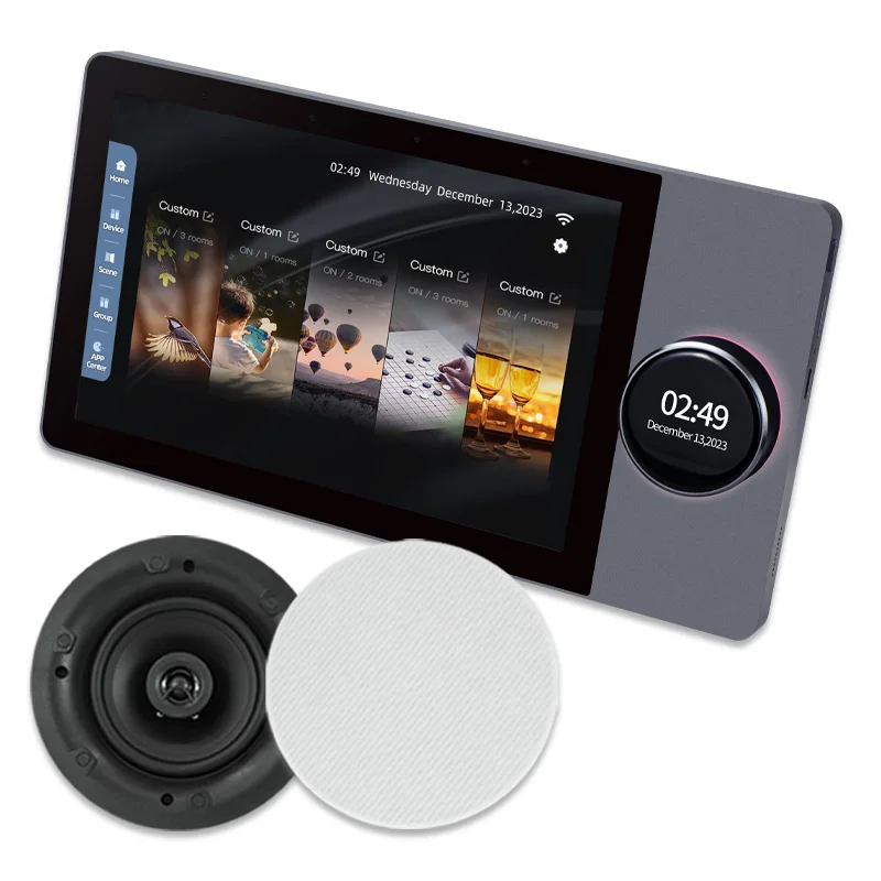 

Audio Wall Amplifier And Wifi Home Smart Switch Speakers Audio System Sound Set
