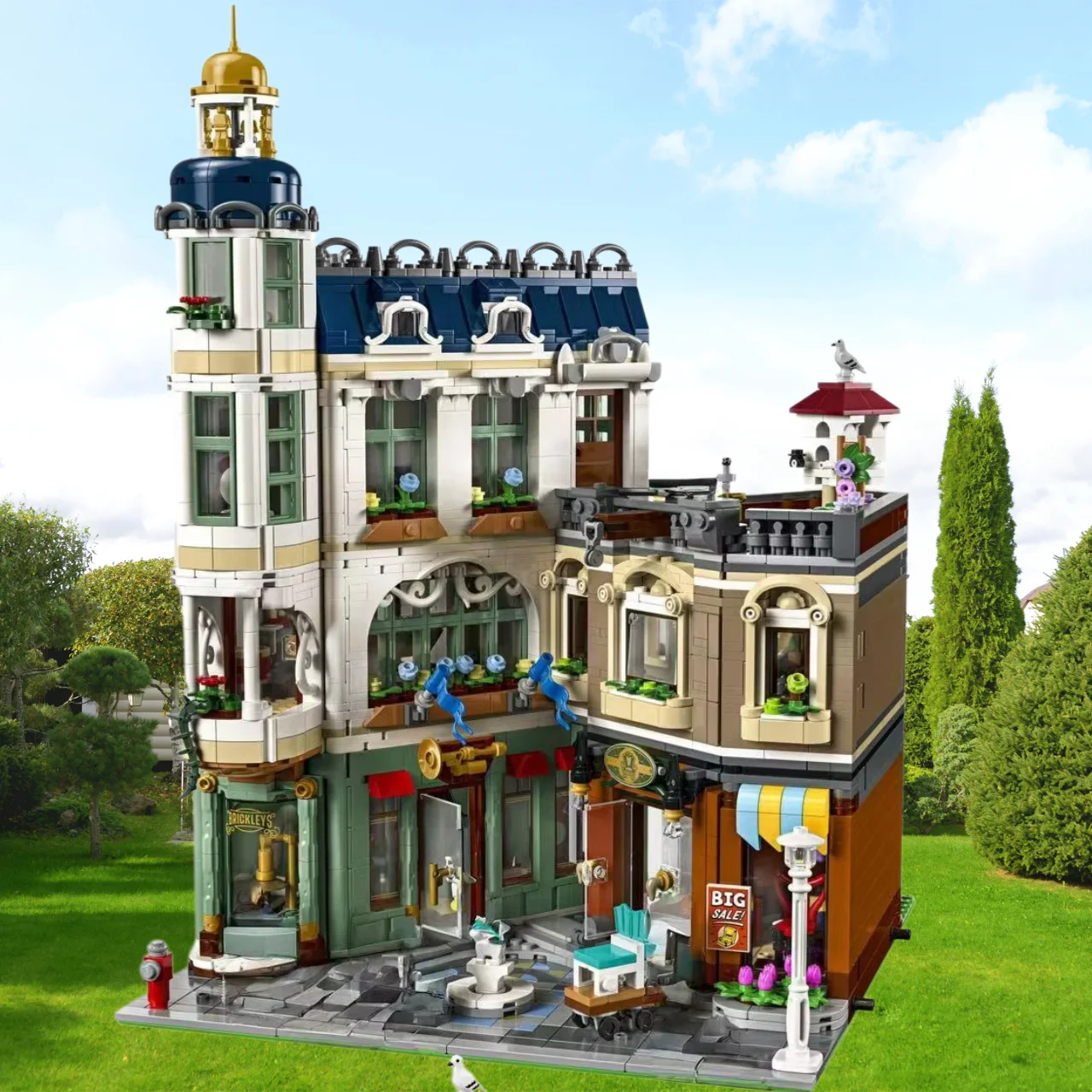 

Новые креативные конструкторы-блоки «Вид на улицу» для взрослых мужчин и женщин, модульные строительные блоки, модель здания, игрушки, праздничные подарки