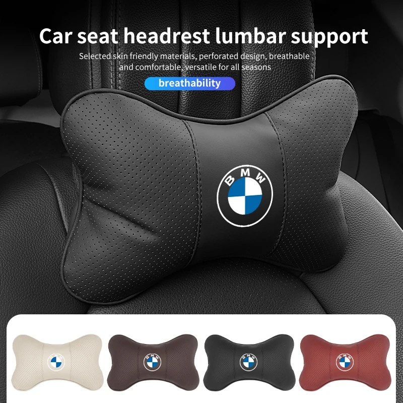 Car Seat Headrest Comfortable Driving Neck Support Pillow For BMW E46 E90 E60 F10 E39 F30 E36 E87 E90 E30 E53 F31 E92