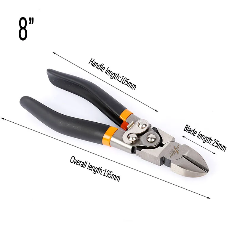 6 "/8" Diagonale Tang Krimptang Wire Stripper Multi Gereedschap Chroom Vanadium Staal Diagonale Zijsnijtang wire Cutter