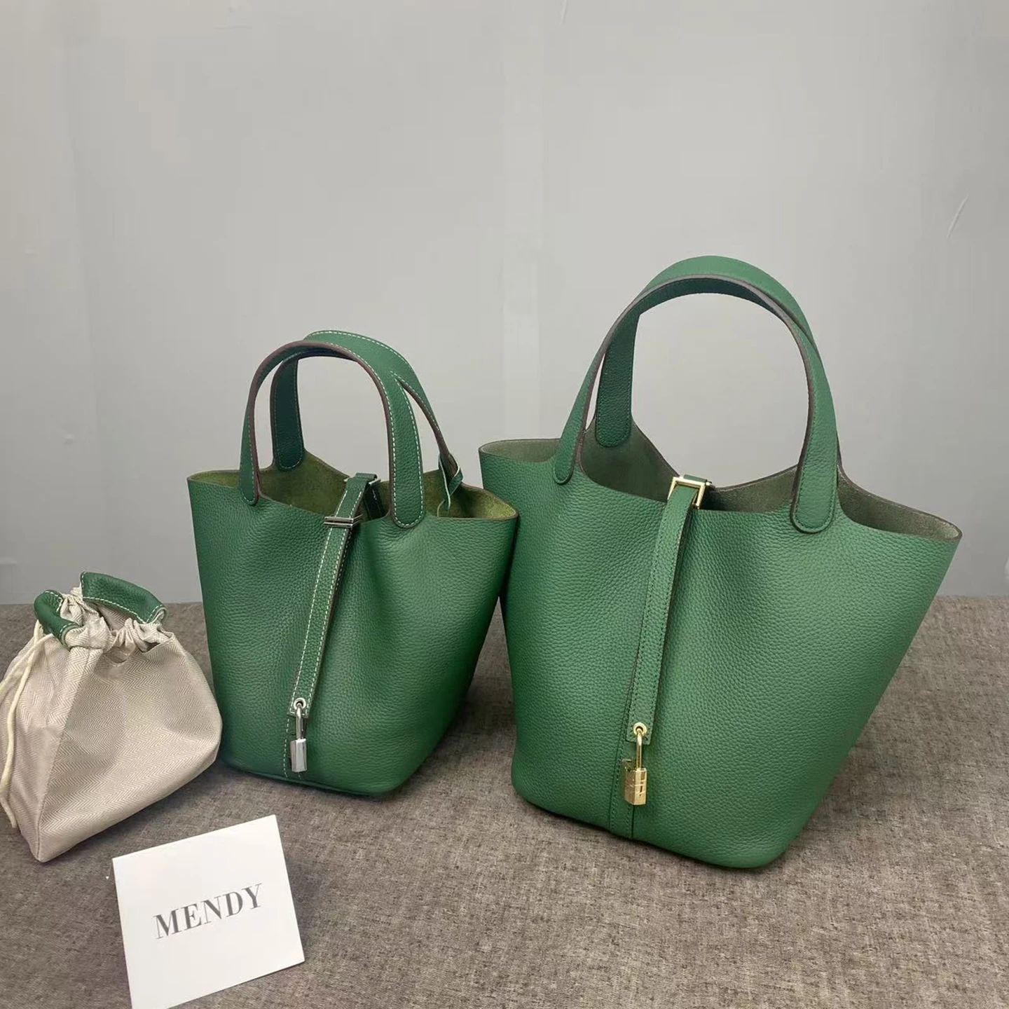 

Women's Bag Bucket Bags Female Tote Bag High Quality Hand Bag Ladies Designer Luxury Genuine Togo Leather Shoulder Bag Organizer