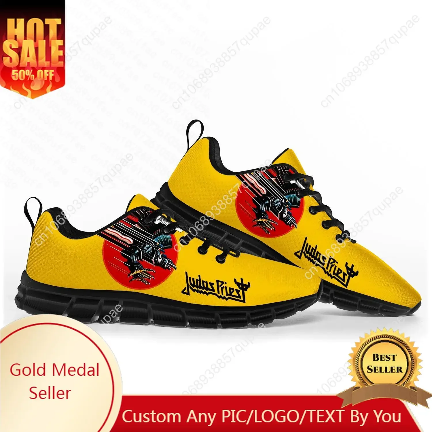 Judas Priest Heavy Metal Rock Band Sports Shoes Mens Womens Teenager Sneakers Custom High Quality Couple Shoes