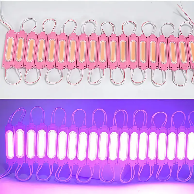 

DC12V 20pcs/lot injection with lens COB LED module 2W 6LED IP65 waterproof LED back light backlight for sign channel letter
