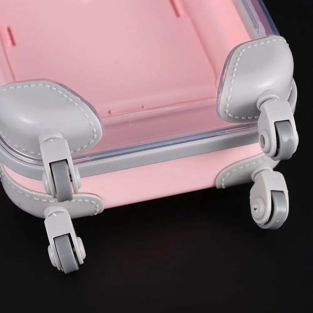 New Design Fashion Multicolor Mink Lash Tray Plastic False Eyelashes Box luggage Eyelash Package suitcase box