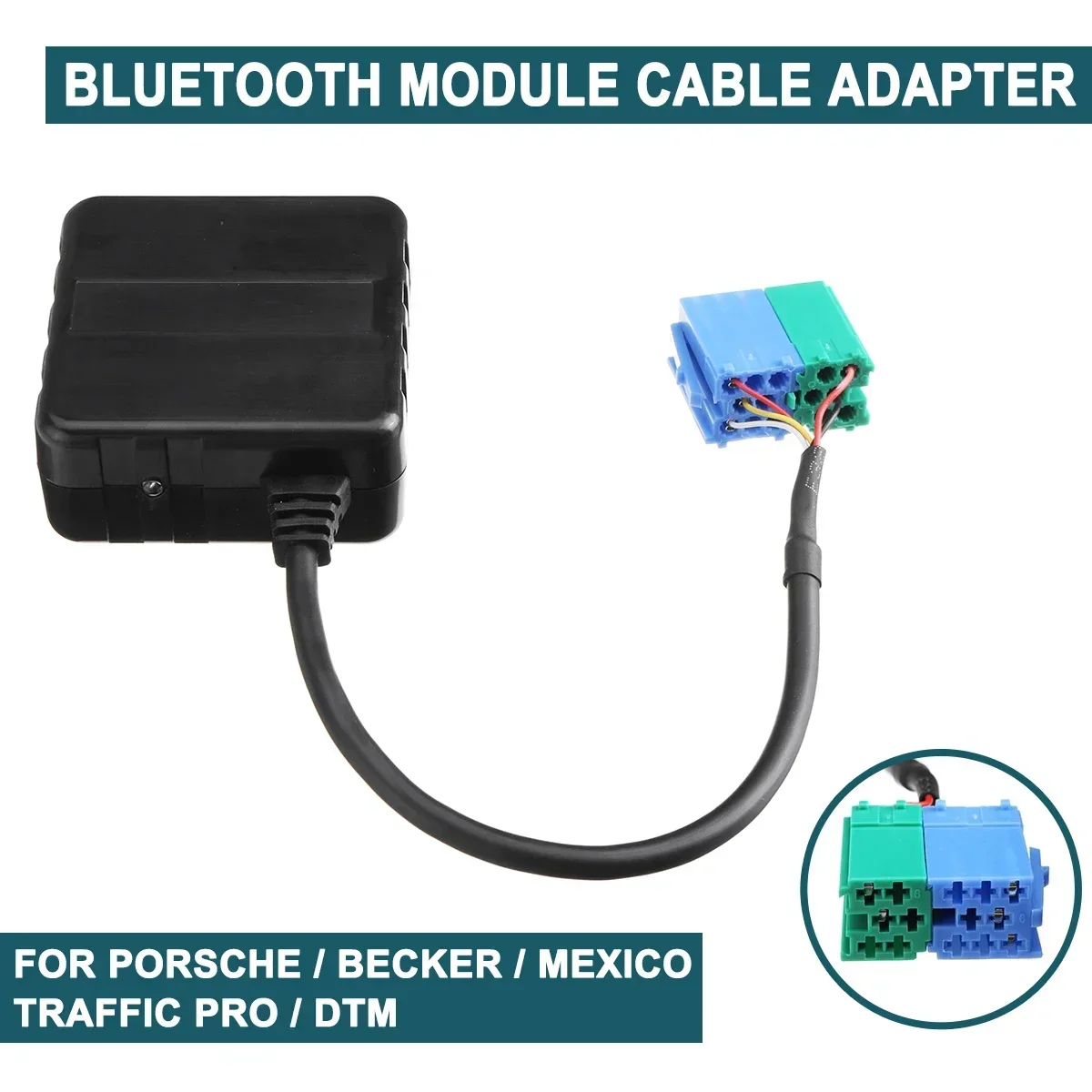 Car Replacement 12V AUX Cable Adapter HIFI Audio Car bluetooth 5.0 Module Radio Stereo For Porsche Becker Mexico Traffic Pro DTM