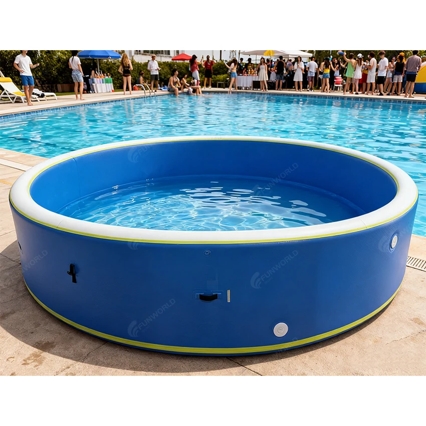 Large Size Round Foldable Portable Inflatable Swimming Pool Durable Thickened Pool For Backyard And Garden Use