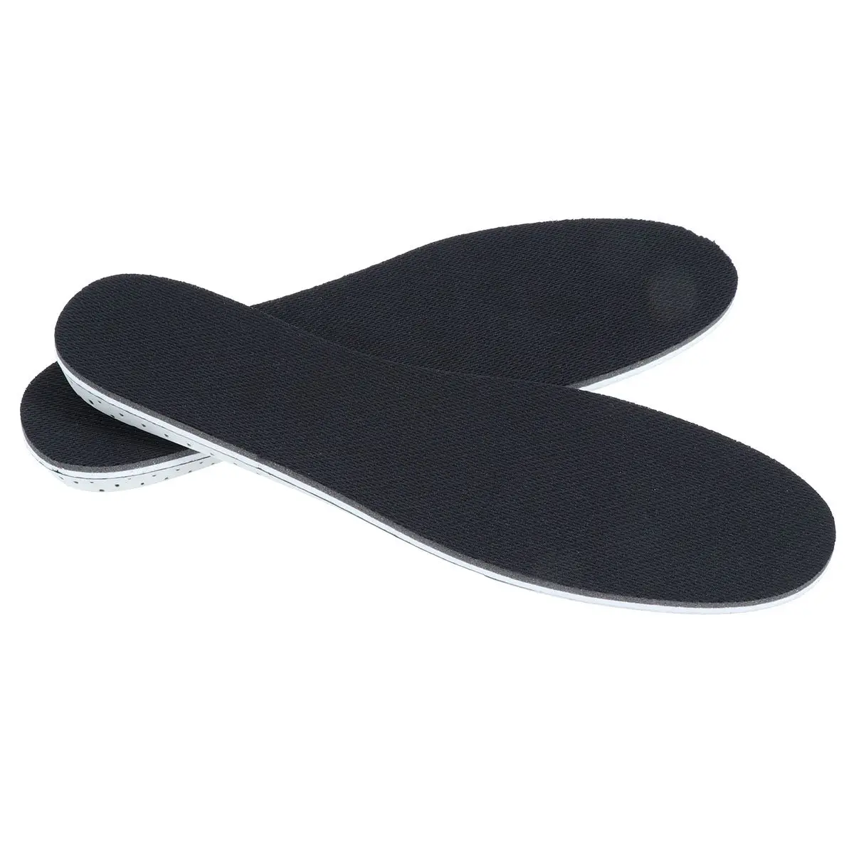 1Pair Invisible Height Increase Insoles Eva Material Non Slip Shoe Lifts Deodorant Soft Comfort Black Shoe Lifts