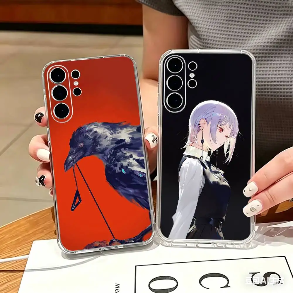 M-Chainsaw Man hot Anime  Transparent phone Case For Samsung S25,24,21,22,21,20,10,S9Ultra,Plus,Fe,Lite