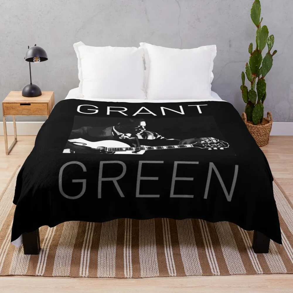 Tribute to Grant Green - BW1 Throw Blanket Blankets Sofas Of Decoration Giant Sofa Nap anime Blankets