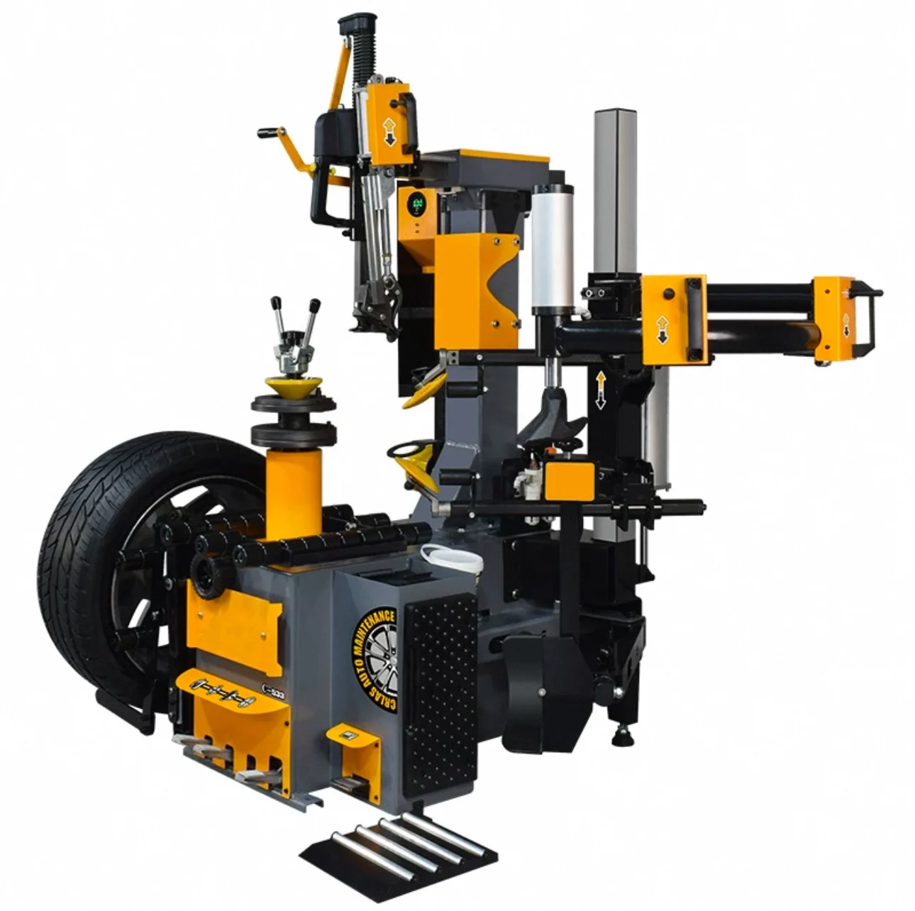Tricar Luxury 28 Inch Fully Automatic Tire Changer High Quality With CE, Variable Frequency Servo Motor Vertical Lift
