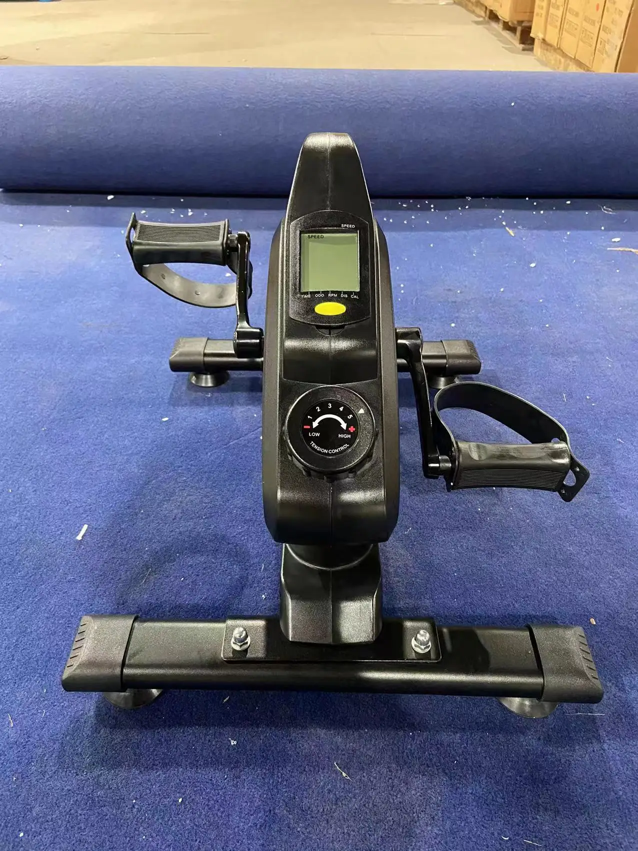 Under Desk Bike Pedal Exerciser Mini Exercise Bike Trainer Home Office Fitness Motorized Pedal Exerciser view 5