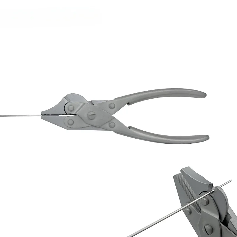 Animal medical surgery, pet orthopedic instruments with scissors, parallel kirschner pliers, wire scissors