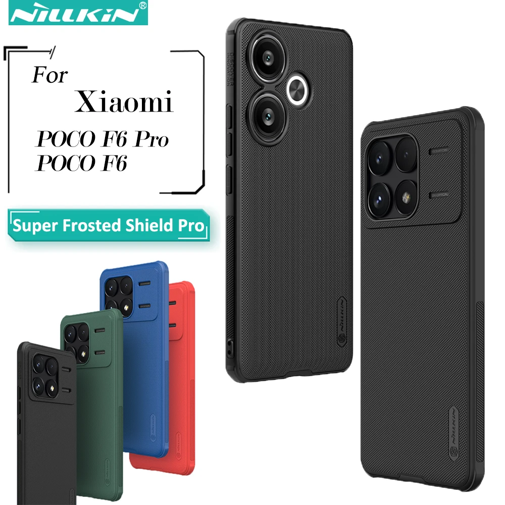 Чехол NILLKIN для Xiaomi POCO F6 POCO F6 Pro, высококачественный матовый защитный чехол