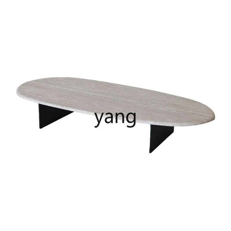 

LTT wabi-sandy wind cave stone long coffee table