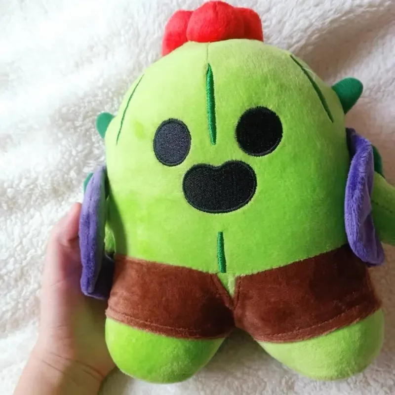 Coc 25 cm Supercell Leon Spike Peluche Cuscino di Cotone Bambole Personaggi del Gioco Periferiche di Gioco Regalo Per Giocattoli di Peluche Regali di Festa