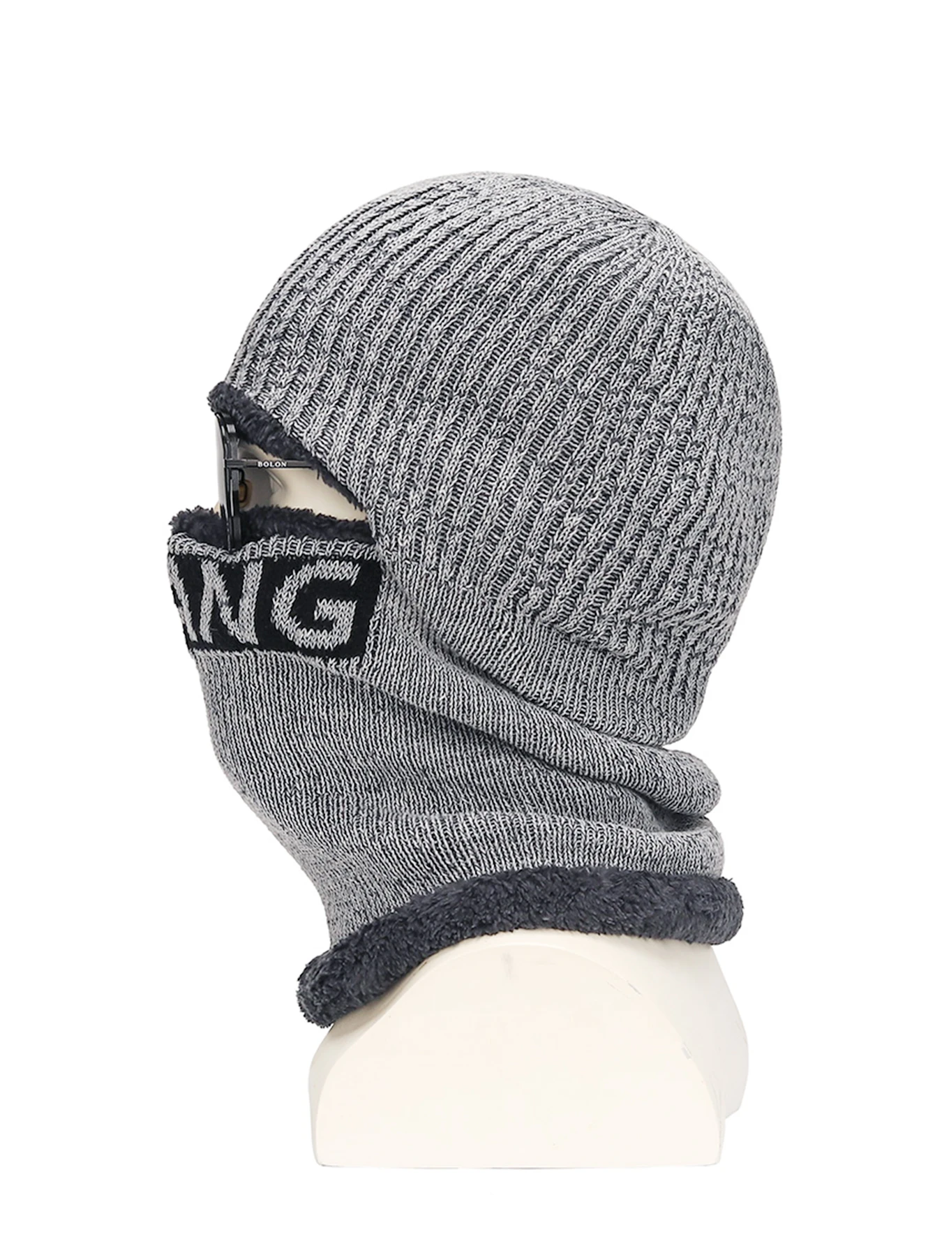 Winter Cap Ski Masks Warm Knitted Balaclava for Men Women Windproof Hat for Outdoor Sports