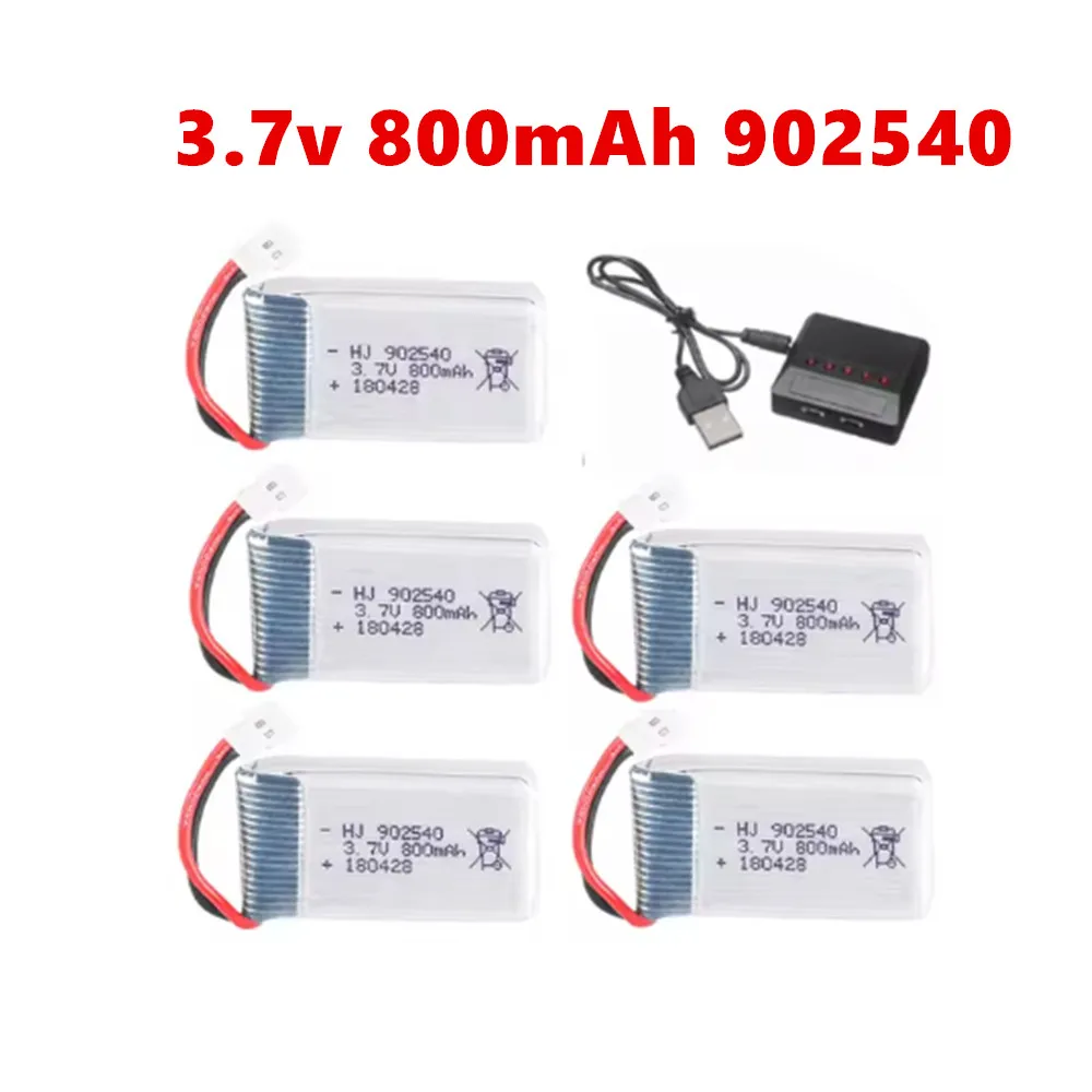 3,7 В 800 мАч 902540   Lipo аккумулятор для Syma X5 X5C X5S X5SC X5HW X5HC X5SW M68 X300 X400 X500 X800 HJ819 25C аккумулятор