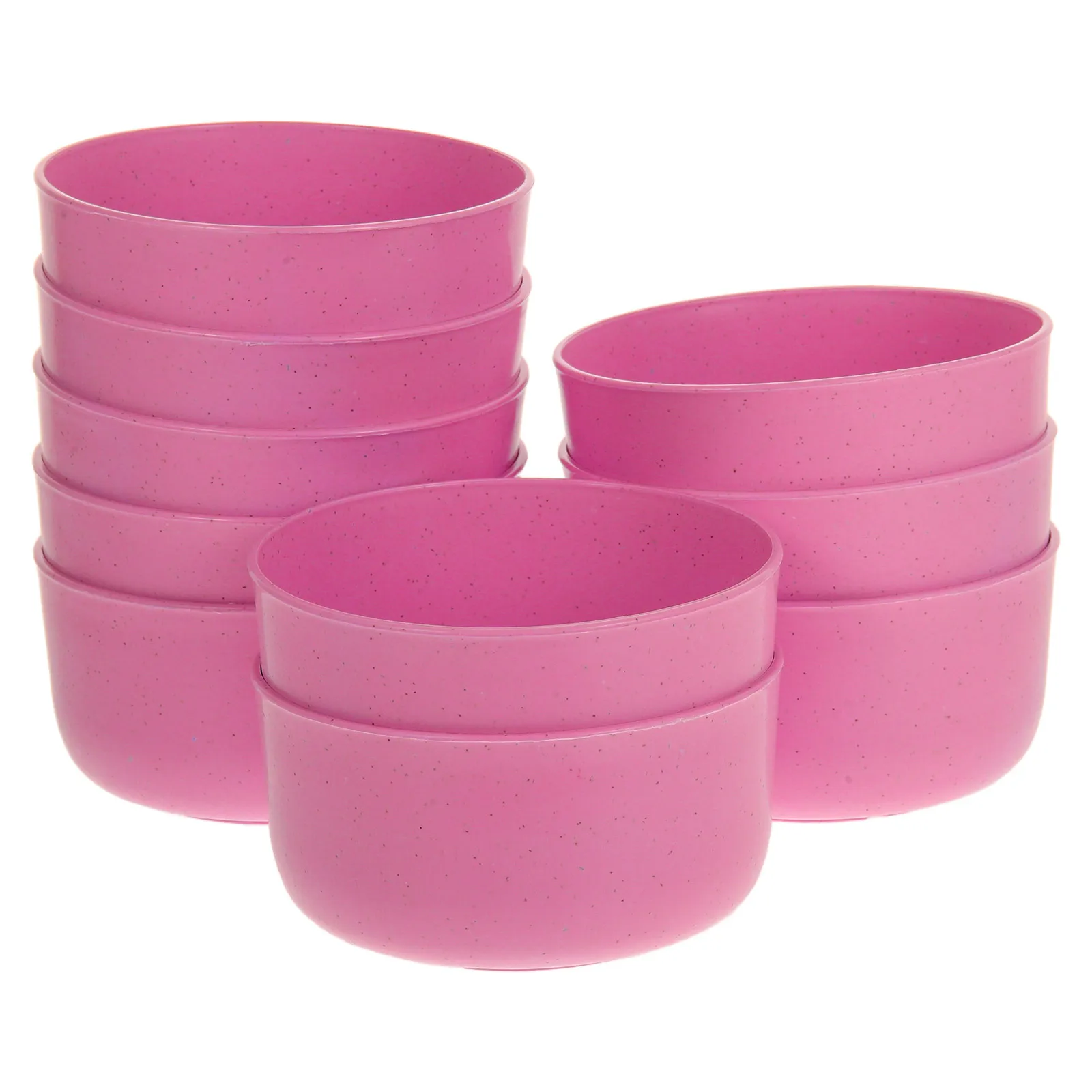 

10Pcs Plastic Mixing Bowls Multi Functional Kitchen Accessories for Soup Rice Noodles Dessert Bowls Easy to Clean