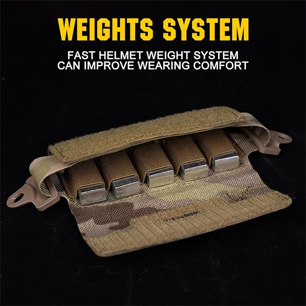 Helmet Counterbalance Weight Bag Tactical Helmet Balance Counterweight Bag Battery Pouch for Airsoft Helmets Accessories