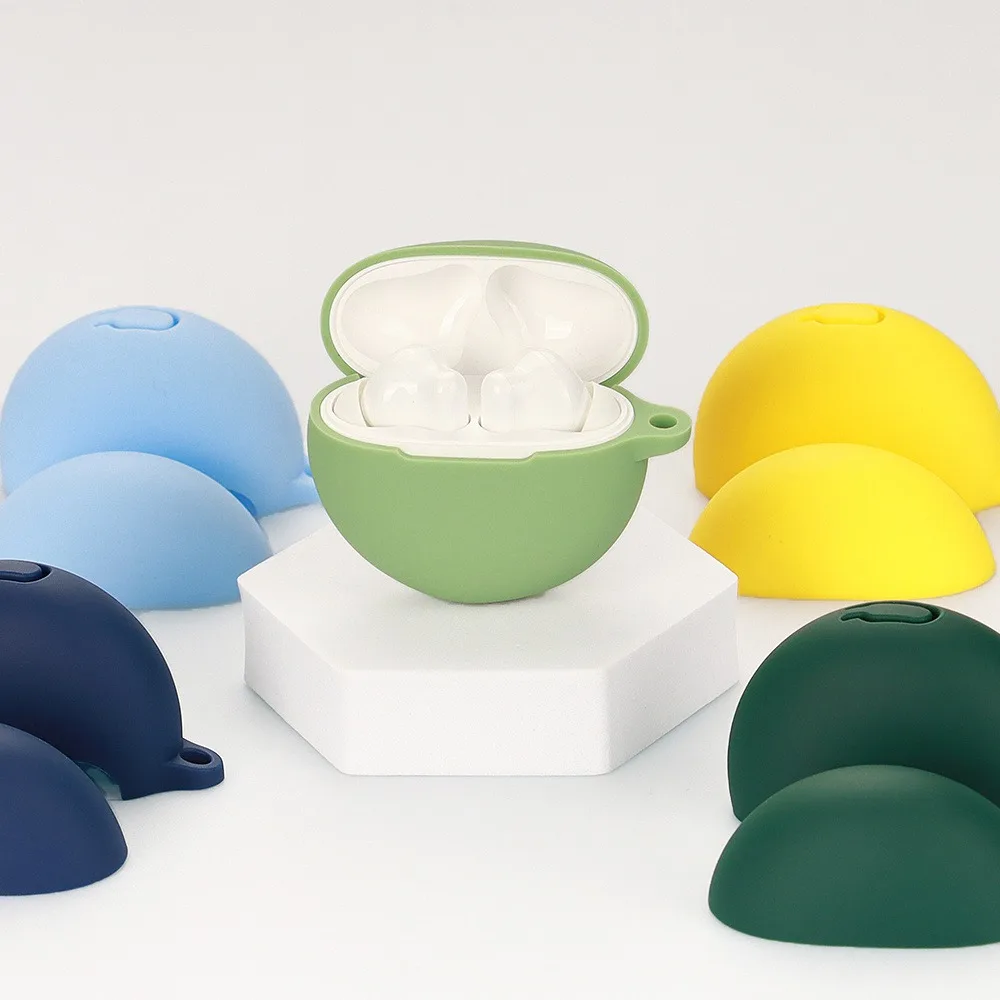 1PCS Creative Multi-colour Silicone Headphone Case For OPPO Enco Air 2i/BUDS 2 High Quality Durable Portable Headphone Case