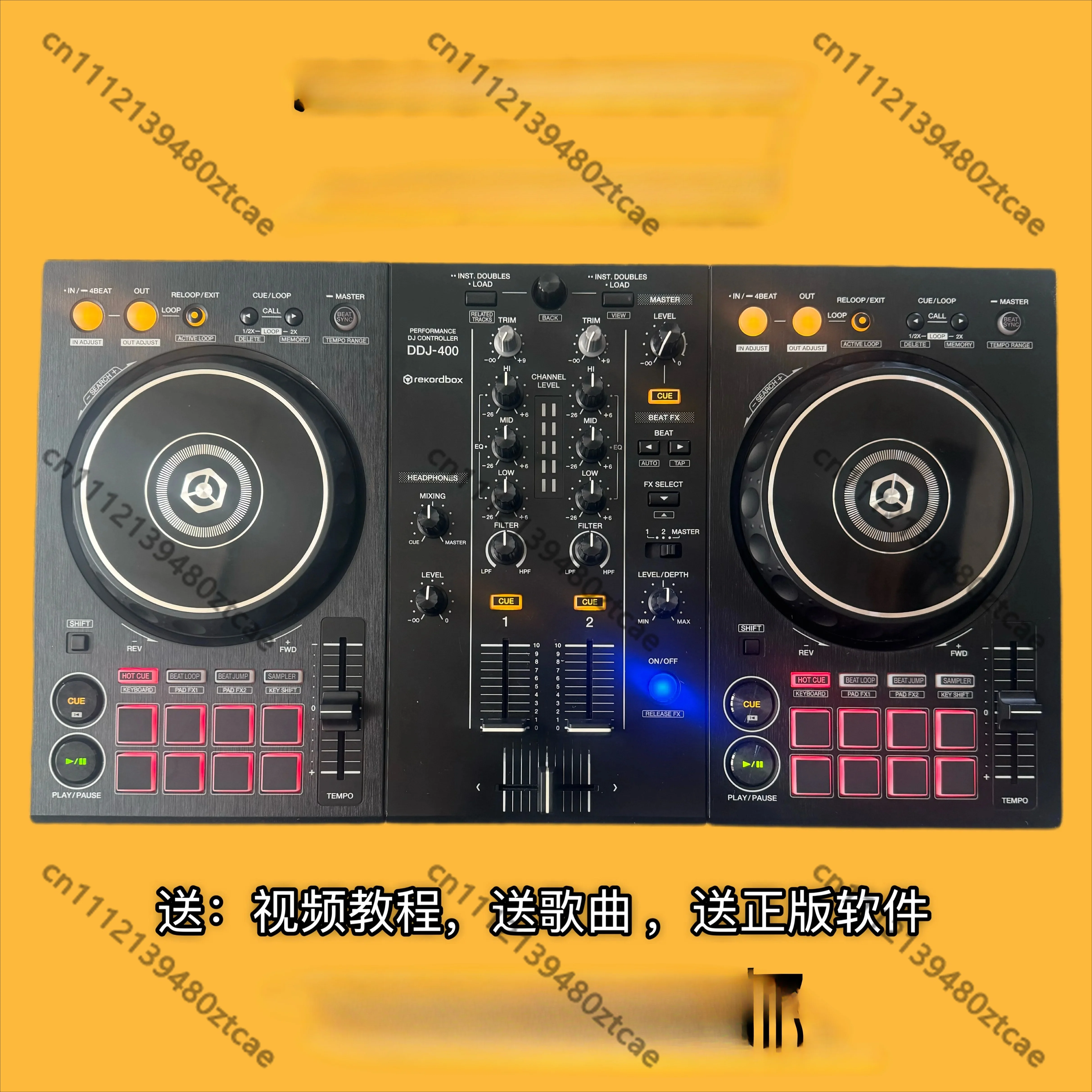 Konsol Kontroler DJ MIDI USB d - Dj Controller With Jog Wheel ulasan dan harga
