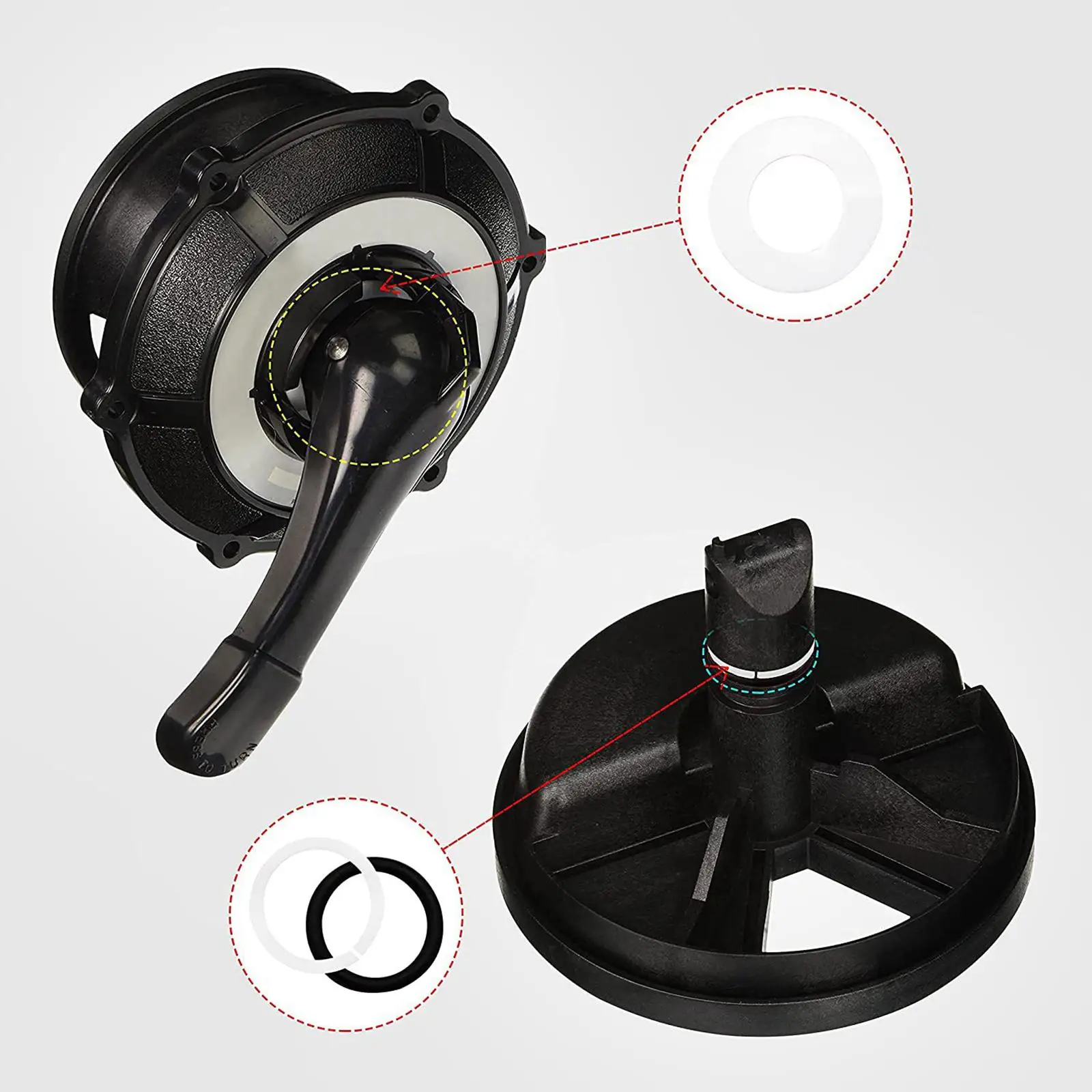 Replacement Diverter Spider Gasket and O Ring Set for Multiport Valve Pool Spa Filter Fitting Above Ground Swimming Pool Parts
