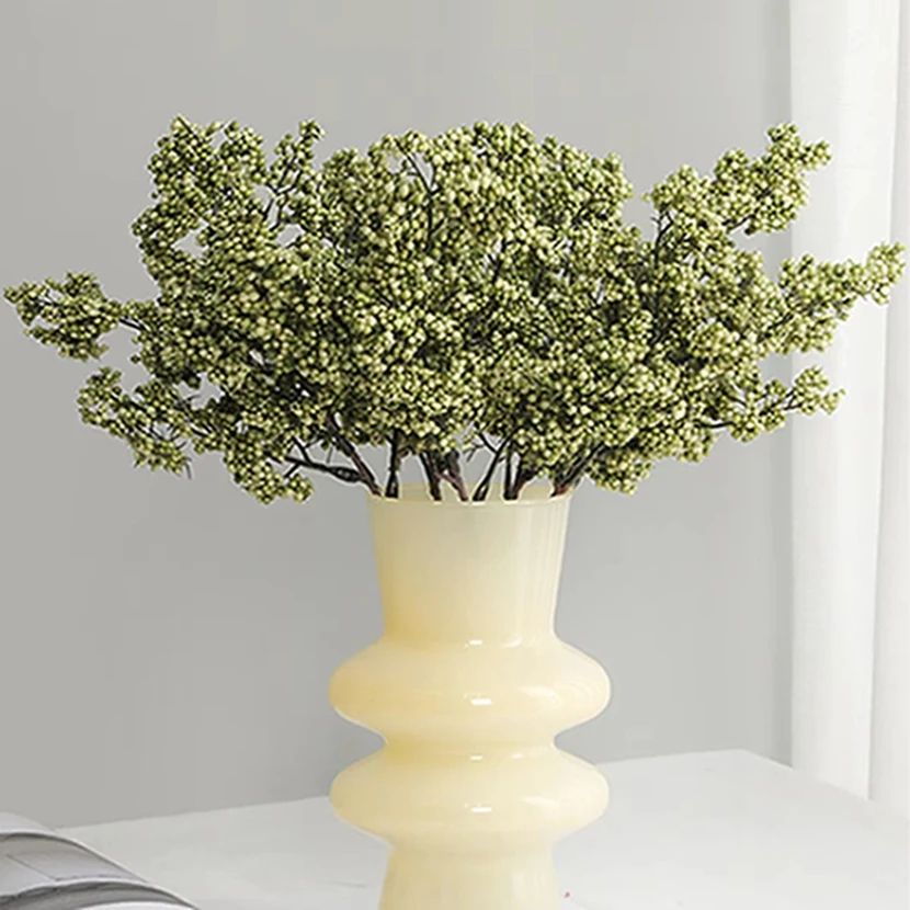 

Artificial Flowers Plants Winterberry Wedding Bridal Bouquet Christmas Home Vase Outdoor Garden Bonsai Festival Diy Gifts Cheap