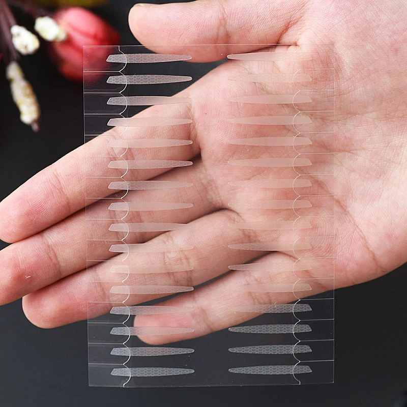 ^ 32 Pz/foglio Doppia Palpebra Nastro Ultra Soggiorno Belli Occhi Invisibile Impermeabile Occhi Grandi Strumenti di Trucco Principiante Amico