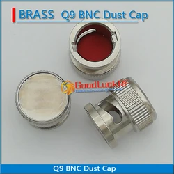 Q9 BNC Male Female Dust Cap Chain Needle Resistor RF coaxial Terminator Dust Cap Protective Cover Brass RF Connector Adapters