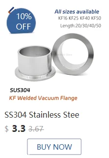 ISO-zu-KF-Vakuum-Reduzieradapter aus Edelstahl 304, ISO63/80/100/160 auf KF16/25/40/50, Vakuumanschluss für Vakuumsysteme – Detail 7