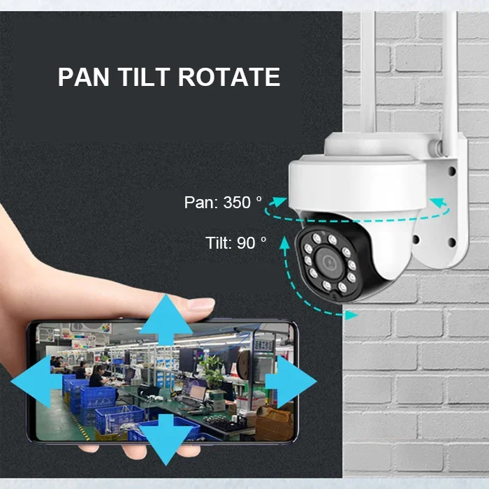 5MP Auto Track Human Detect 8CH WIFI NVR Home Security Kit 3MP Wireless PTZ Dome Camera System Color Night Vision