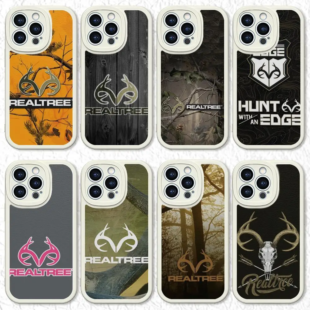 1-PC Is R-Realtrees Logo MAISTO Phone Case Lambskin Case For Iphone 16 15 14 13 11 12 Pro Max Xr X Xs 8 7 Plus