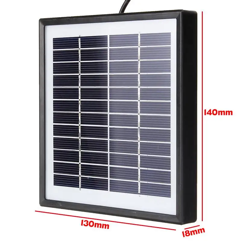 USB Solar Panel Outdoor Portable Solar Battery Charger Panel Fast Charger Polysilicon Travel DIY Solar Charger Generator