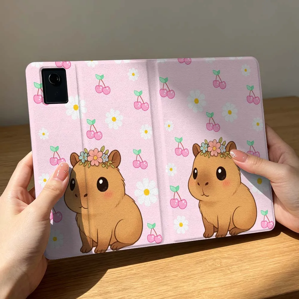 Cartoon Capybara Art Fashion For Xiaomi Poco Redmi Pad 8 2 4 5 6 6S 7 7S SE Pro 14 11 11.2 12.1 12.5 Inch Tablet Case