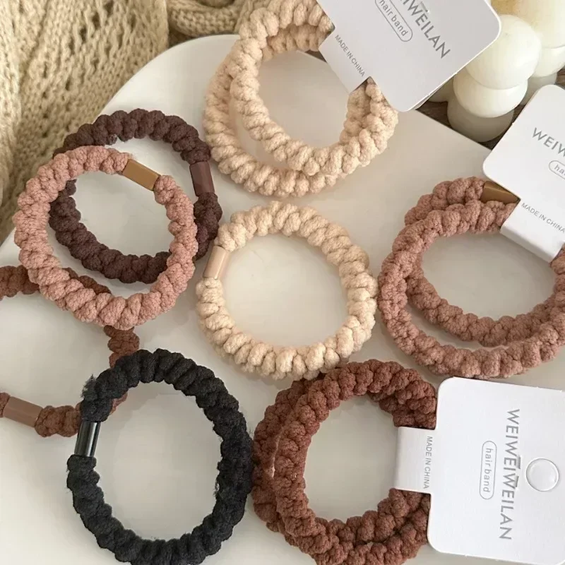 3pc bellezza coreana buona elasticità fascette per capelli anelli corda Scrunchies per le donne ragazze bambino regalo di festa quotidiana accessori