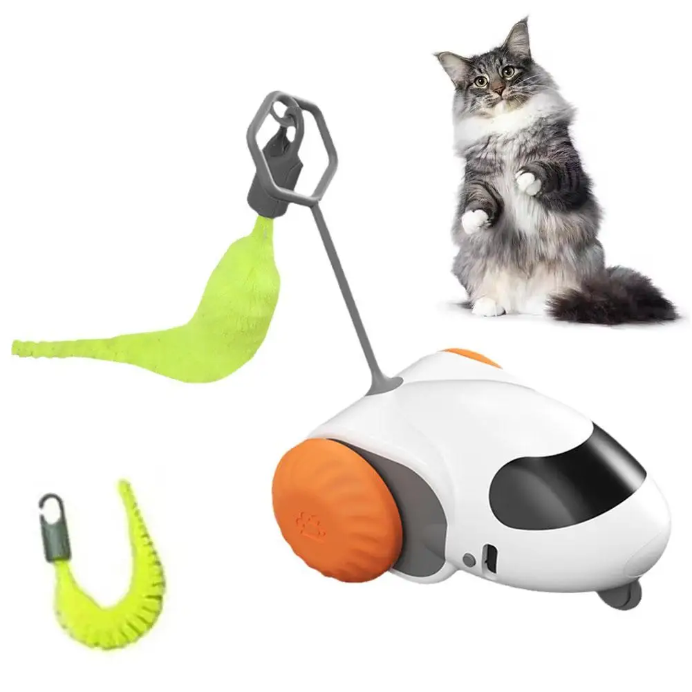 New Pet Gravity Smart Sports Car Cat Self-hilarious Toys Pet Effectively Owner-pet Cat Car Electric Toys Interac Relieve An X3Q4