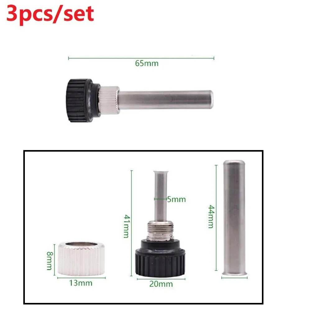 3 pçs metal ferro elétrico 936 estação de solda termostática acessórios ferramenta elétrica para solda elétrica ferro ponta ferramenta