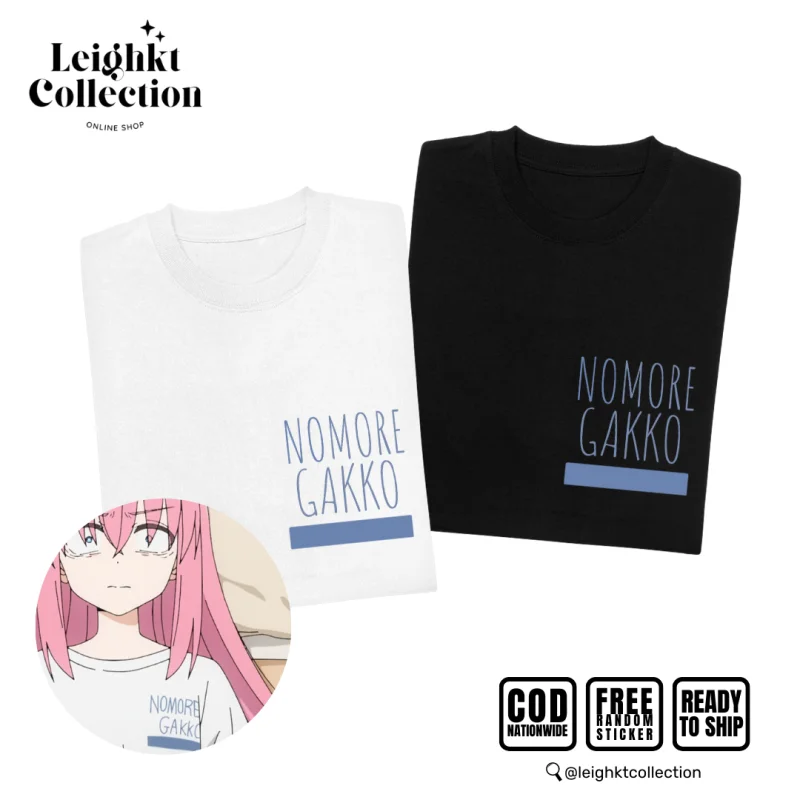 Bocchi No More Gakko Anime Shirt 『Cotton Spandex』 T-shirt