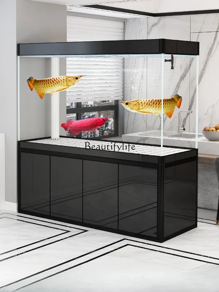 Household Living Room Small Screen Bottom Filter Aquarium Bottom Filter Super White Large