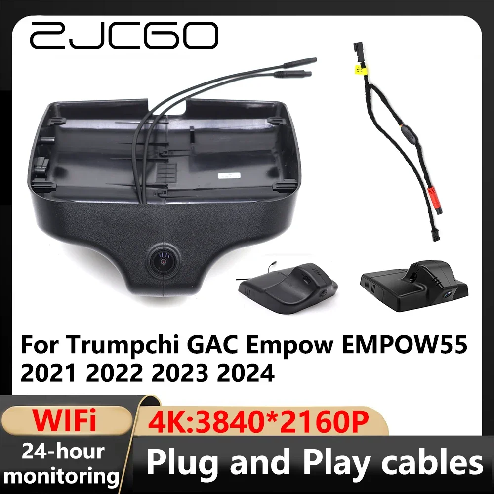 

ZJCGO 4K Wifi 3840*2160 DVR Dash Cam Camera Video Recorder For Trumpchi GAC Empow EMPOW55 2021 2022 2023 2024